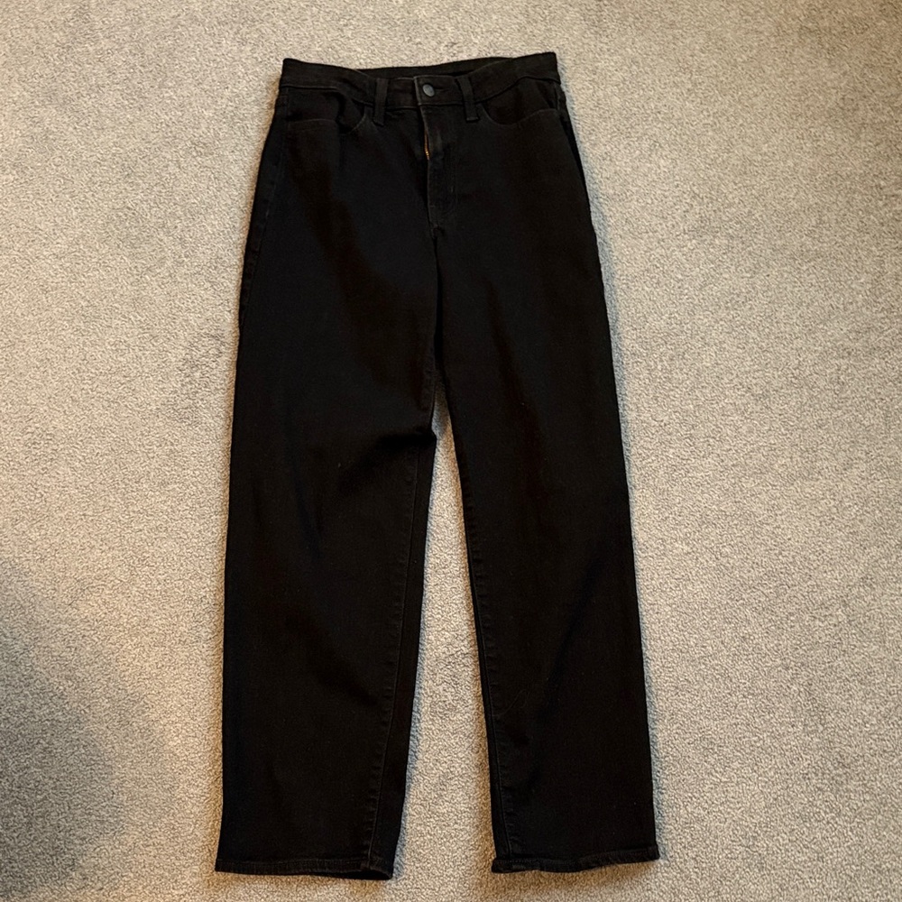 Black Denim Jeans High-Rise WOW Loose